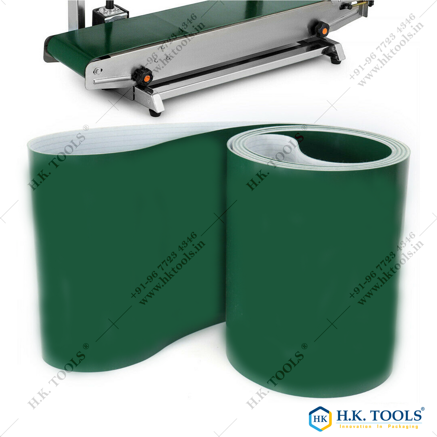 Green PVC Conveyor Belt